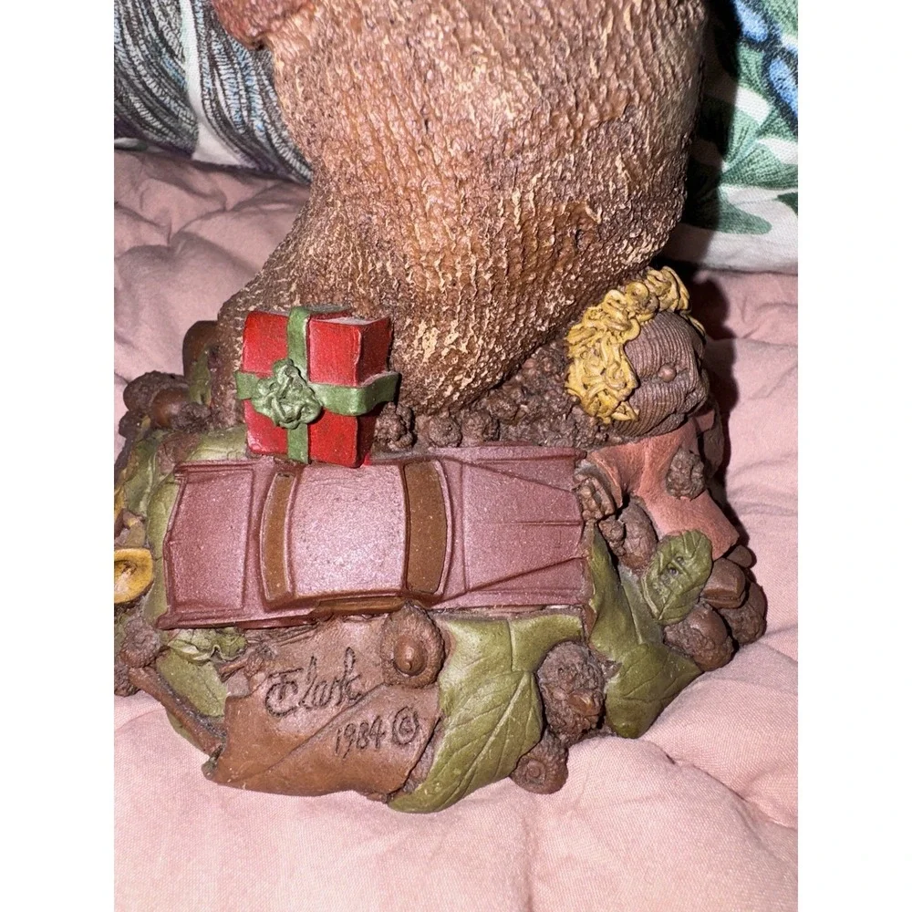 Signed Tom Clark Cairn Studio Noel Christmas Gnome Figurine 1984 #48